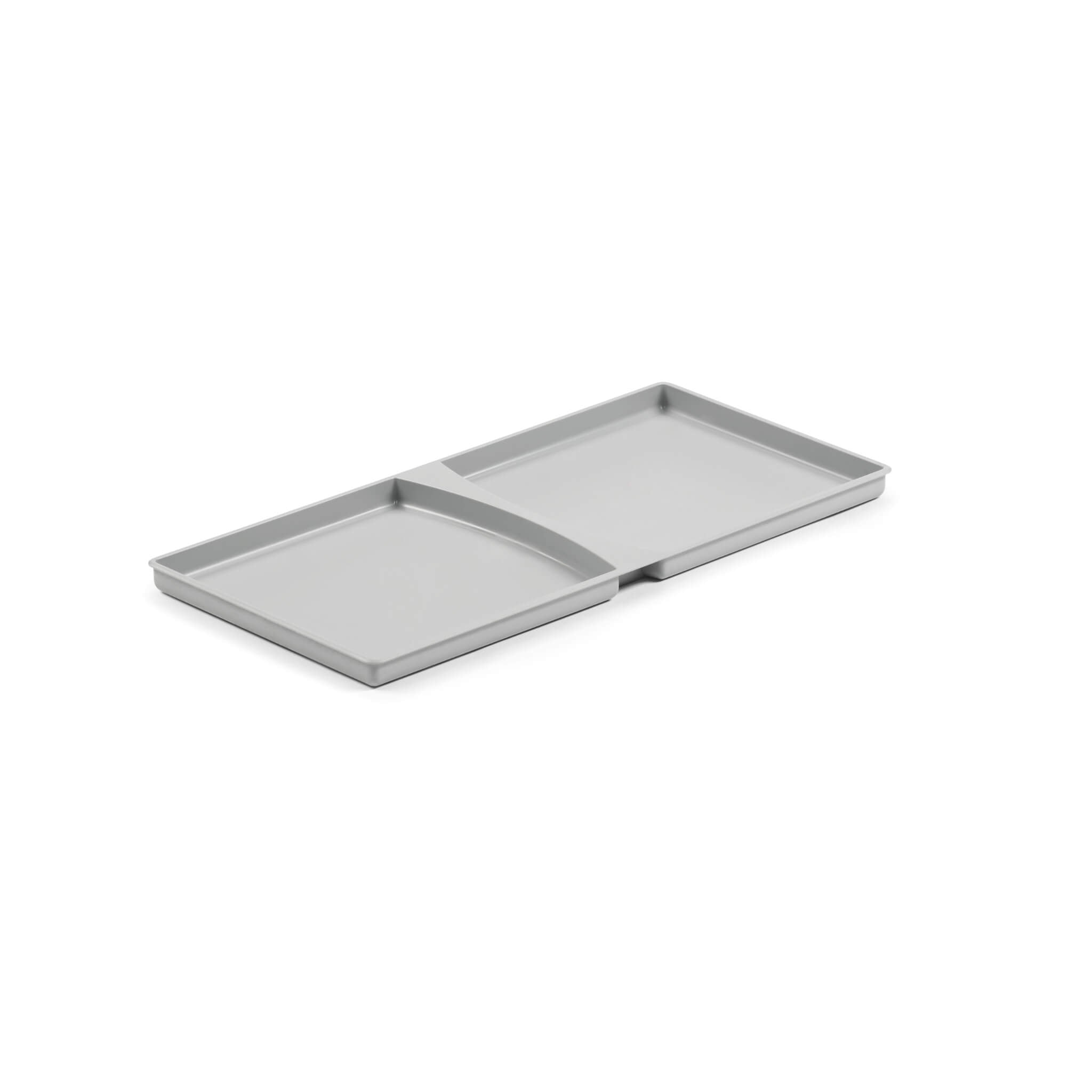 Individual light grey lid for 42L inner bins on white background