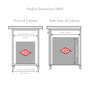 Double Master Maxi | 40L | Min.400mm Door
