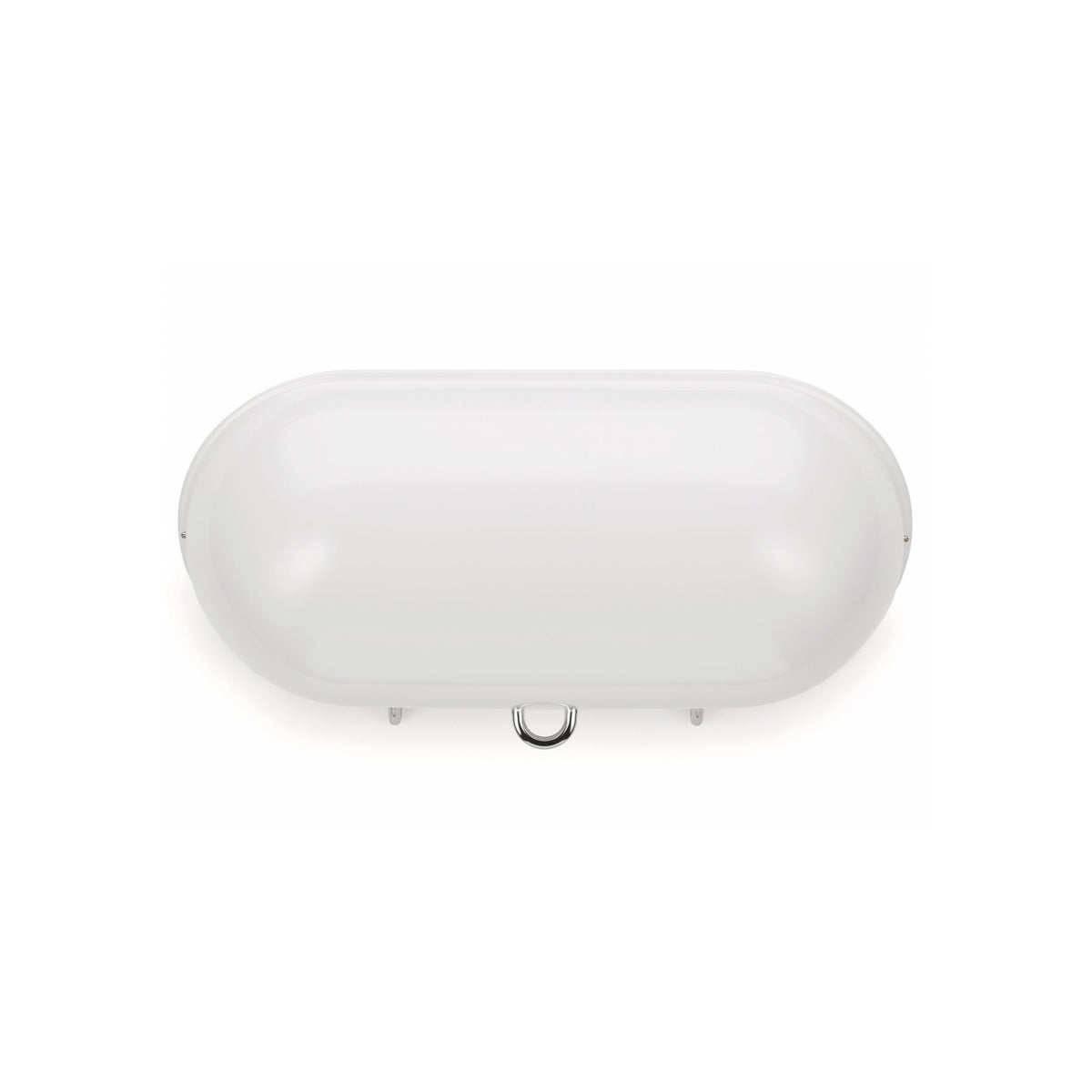 Wesco breadboy in white, overhead image on a white background