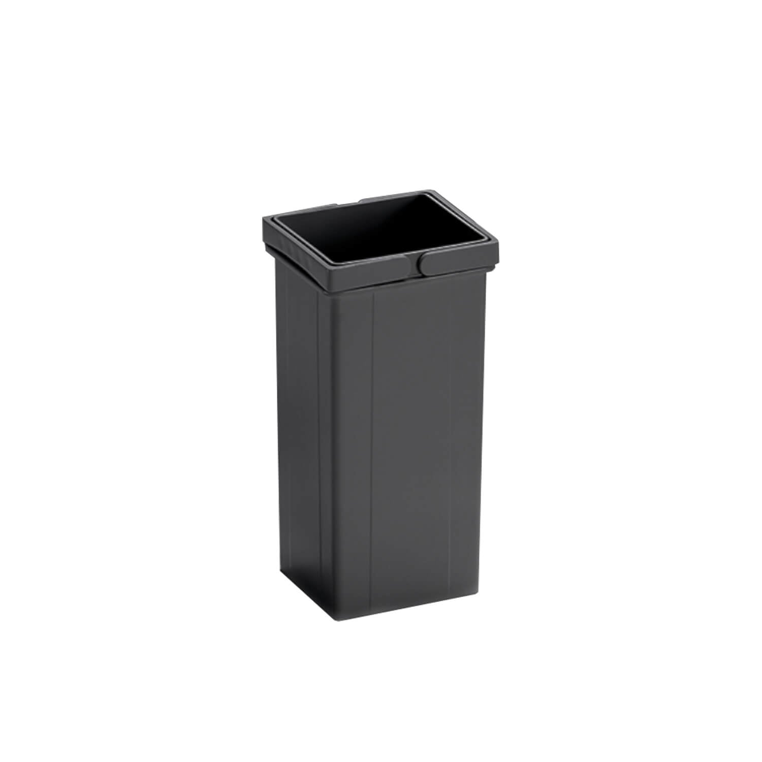 Wesco replacement 5L inner bin in Orion Grey with double plastic handles.