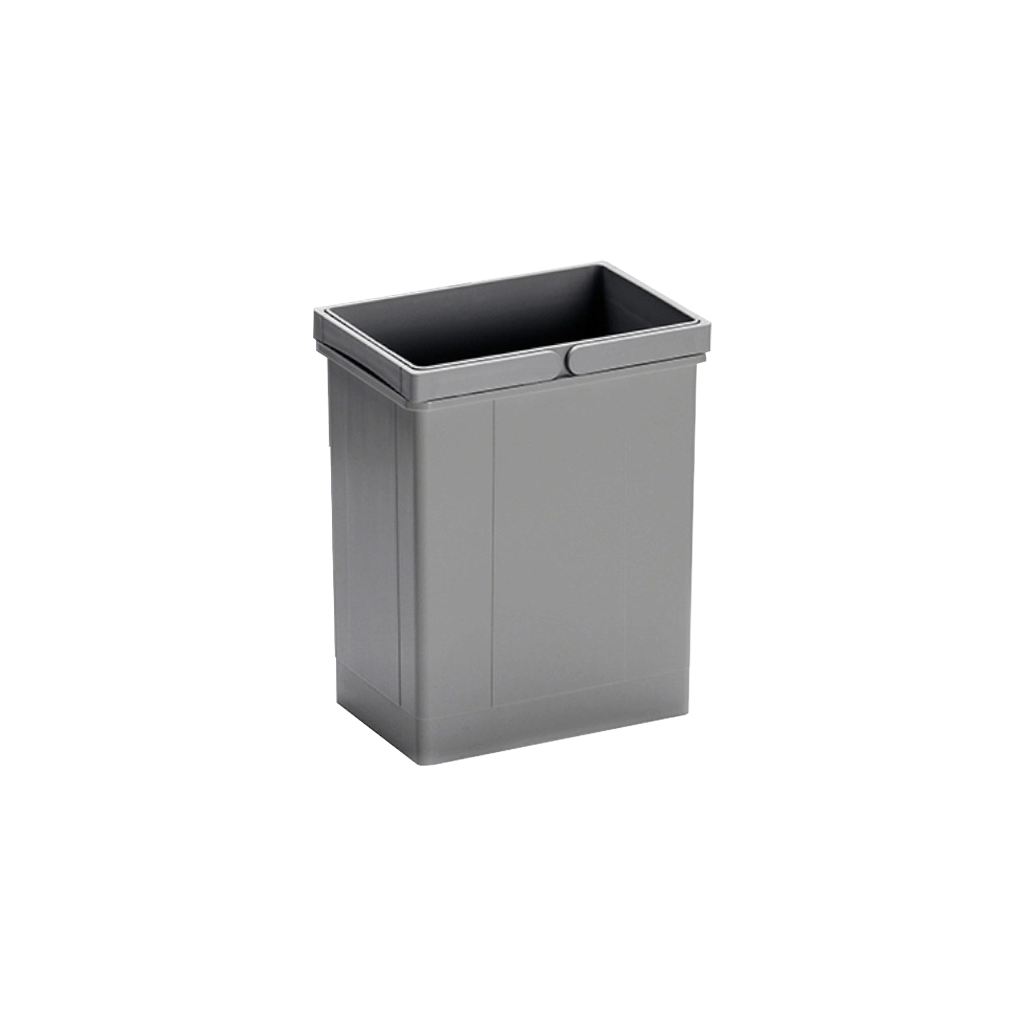 Wesco replacement 11L alu grey inner bin with double plastic handles.