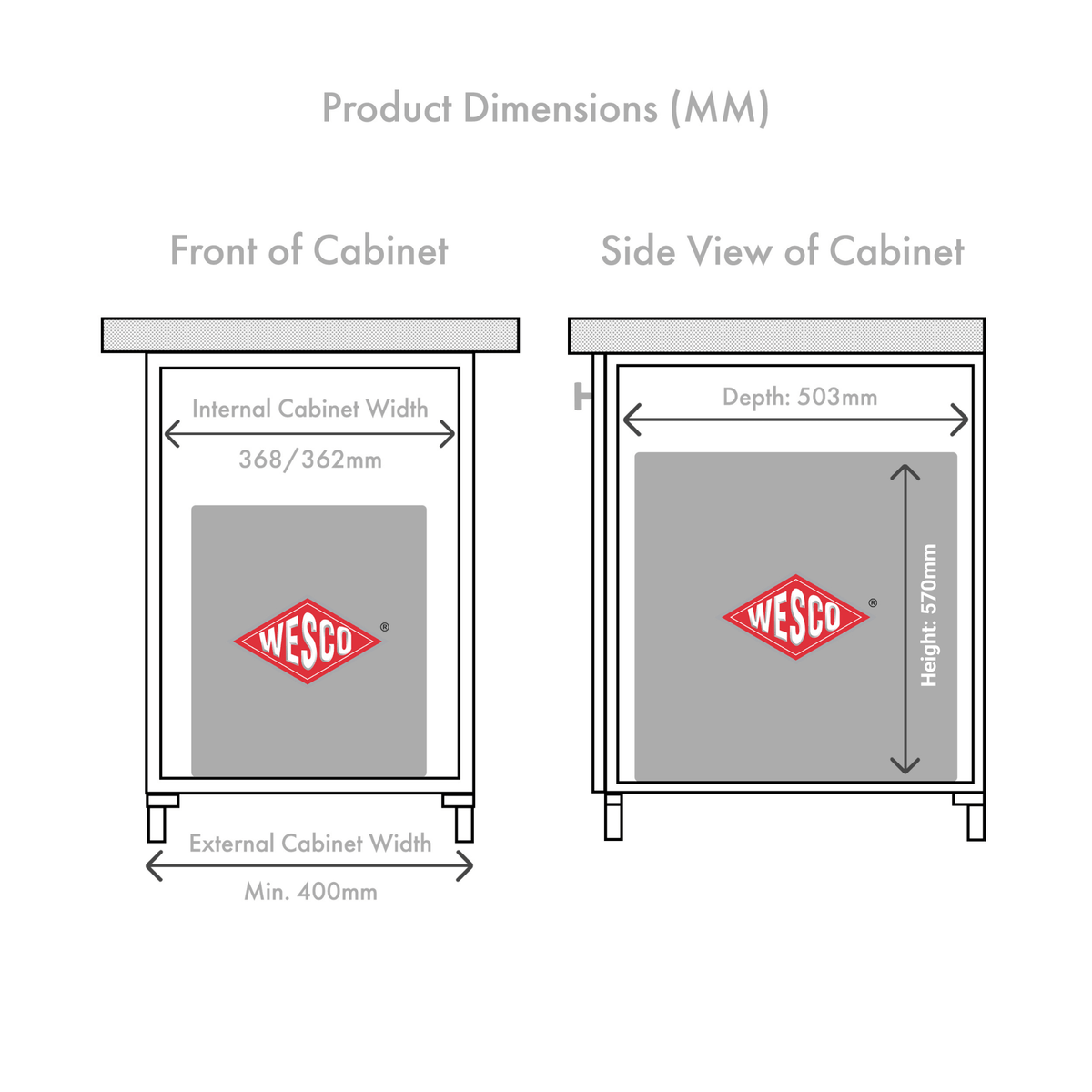 Merivobox Pullboy Z | 40L | 2 Compartment | 400mm Door