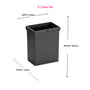 Inner Bin with Double Handle | Orion Grey