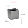 Inner Bin with Double Handle | Alu Grey