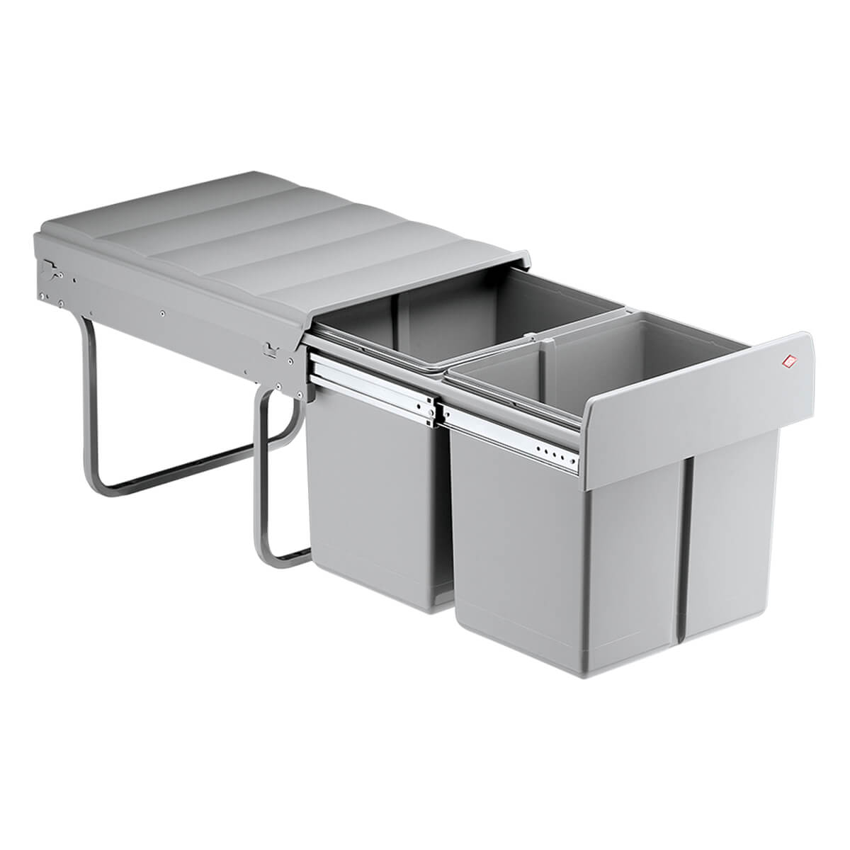 Wesco Double Master 32L in Alu Grey on a white background