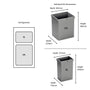 Pullboy Z Easy | 2 Compartment | 37L | 400mm Door