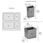 Pullboy Z Easy | 4 Compartment | 50L | 600mm Door