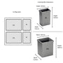 Pullboy Z Easy | 4 Compartment | 74L | 600mm Door