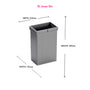 Inner Bin with Double Handle | Alu Grey