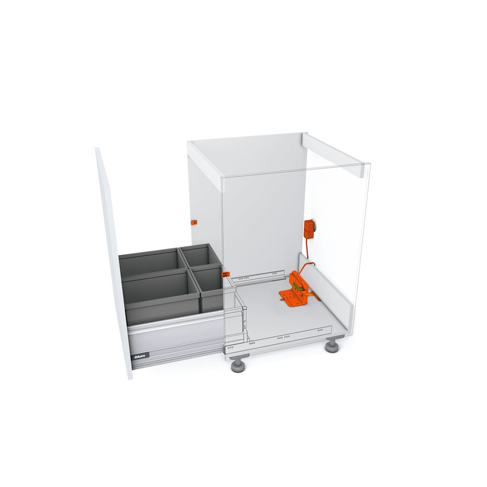 Blum Servo Drive Uno for Wesco Base-mounted Bins