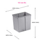 Inner Bin with Steel Handle | Alu Grey