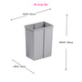 Inner Bin with Steel Handle | Alu Grey