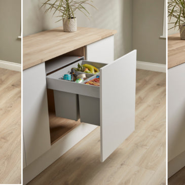 Can I reconfigure my pull-out Wesco bin system?