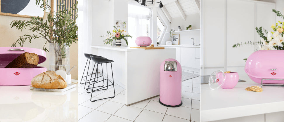 Tickled Pink! Pink Kitchen accessories and Bathroom Accessories for 2022