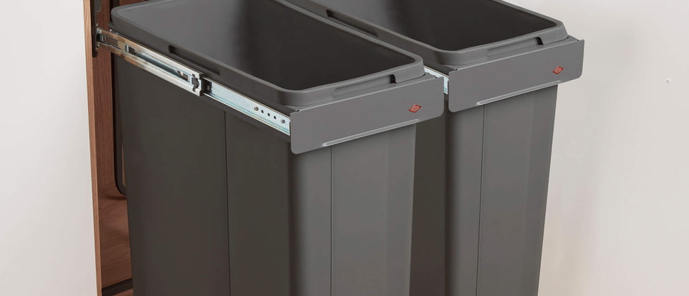 How could you benefit from a Dual Compartment kitchen Bin?