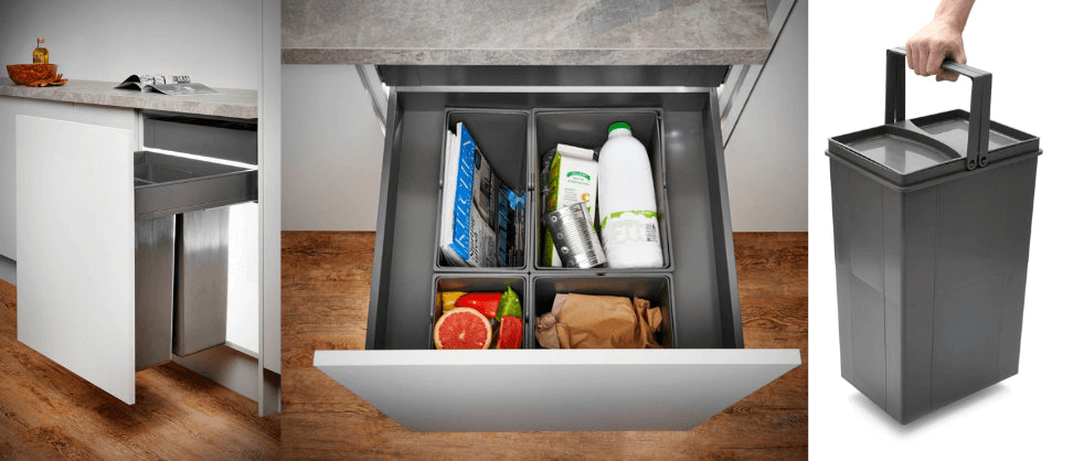 NEW! Wesco Pullboy Z recycling System for Blum Legrabox.
