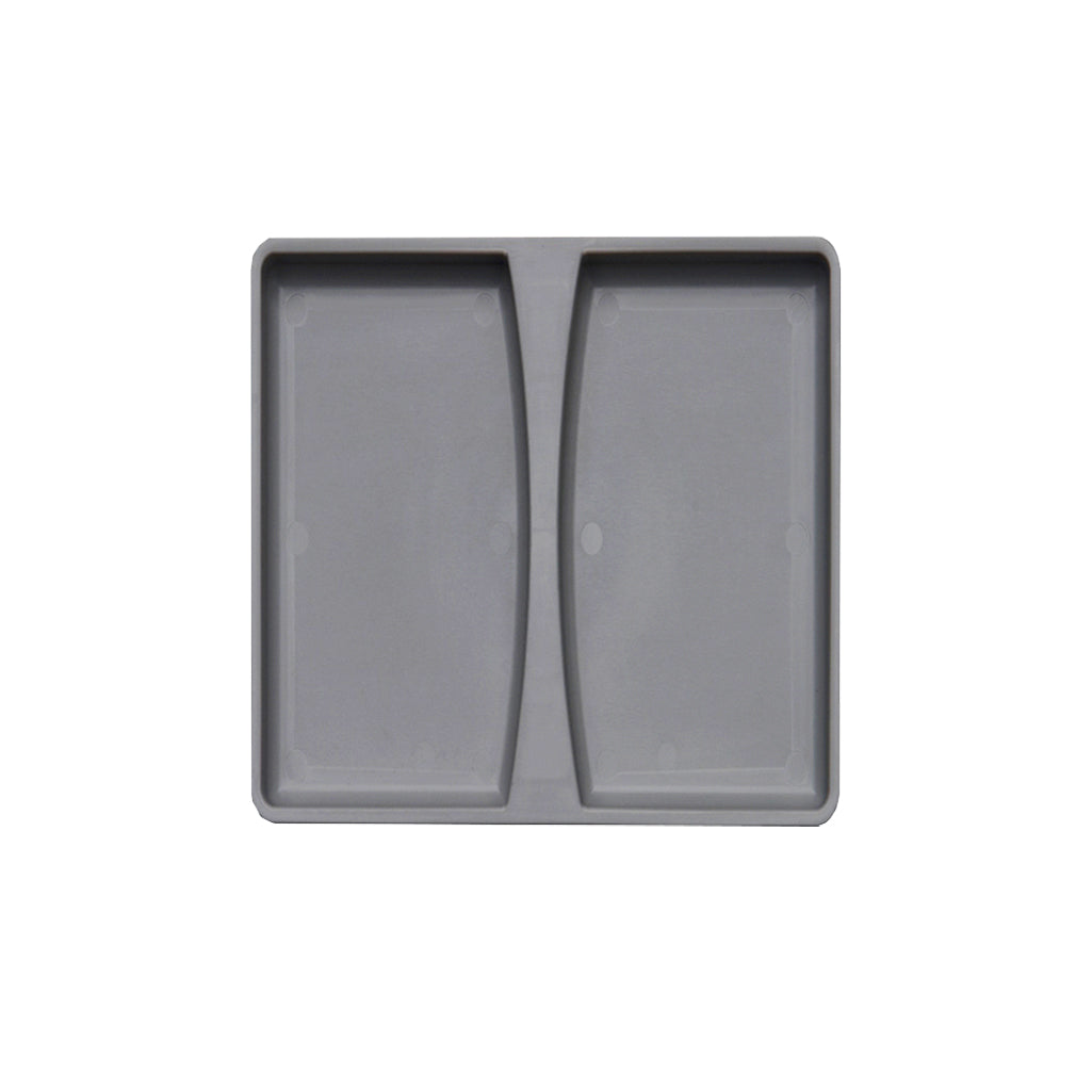 Wesco Alu Grey 5L bin lid on a white background