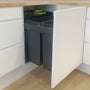 Pullboy Soft Comfort Bin | 2 Compartment | 84L | 600mm Door