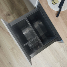 Pullboy Soft Comfort Bin | 3 Compartment | 82L | 600mm Door