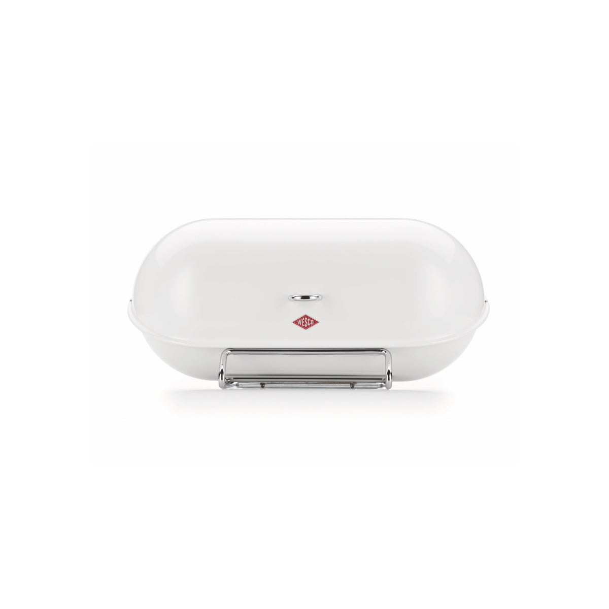 Wesco Breadboy in white front facing image with a white background
