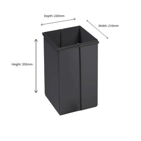 Inner Bin for Tradtionline Double Boy | 15L | Orion Grey