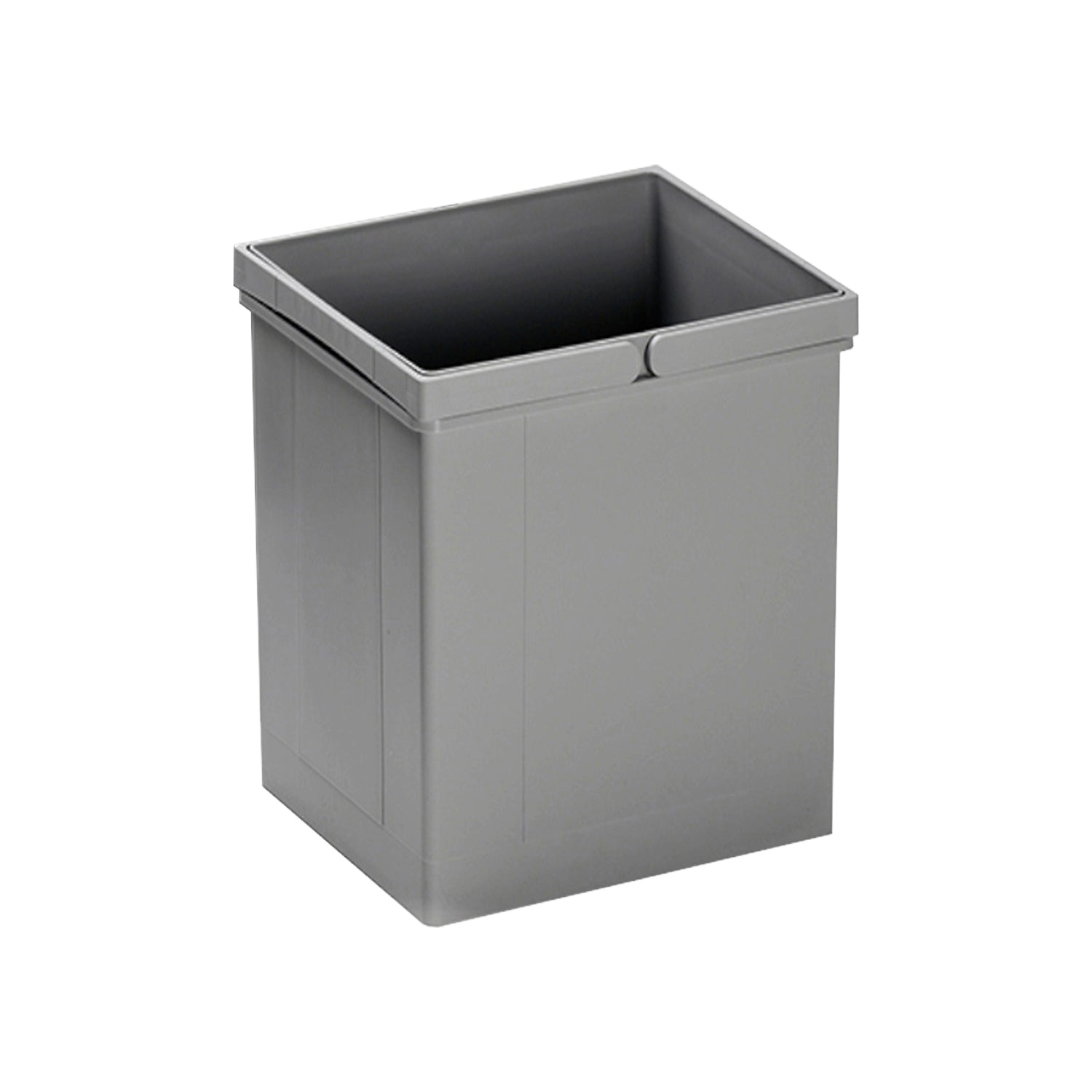 Wesco replacement inner bin 29L with plastic handles in light grey on a white background