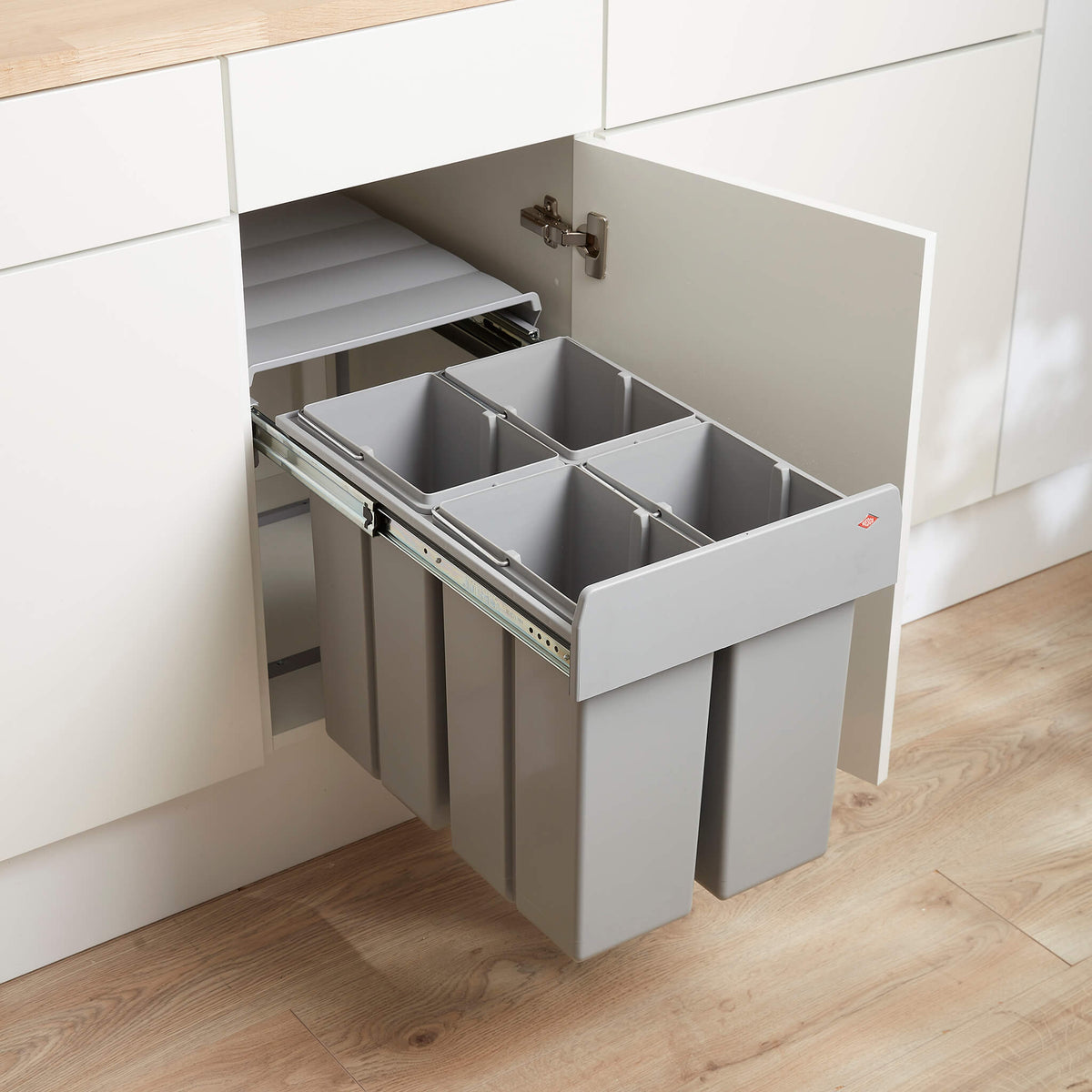 BioQuartett 40L Alu Grey Wesco Living UK