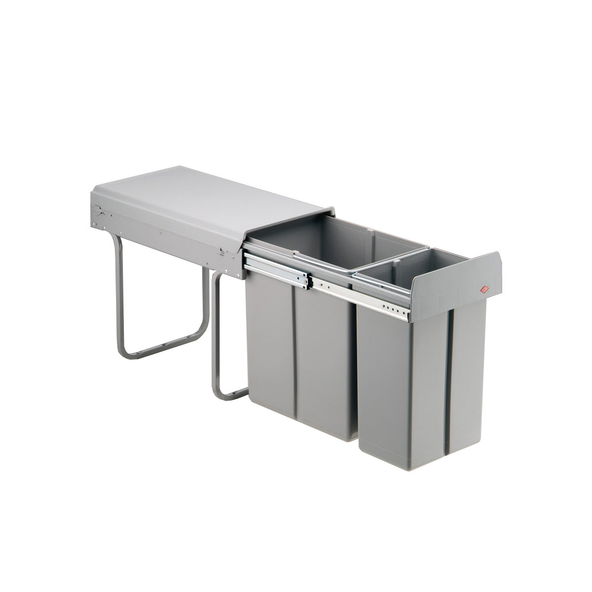 Bio-Double 30L Alu Grey on a white background