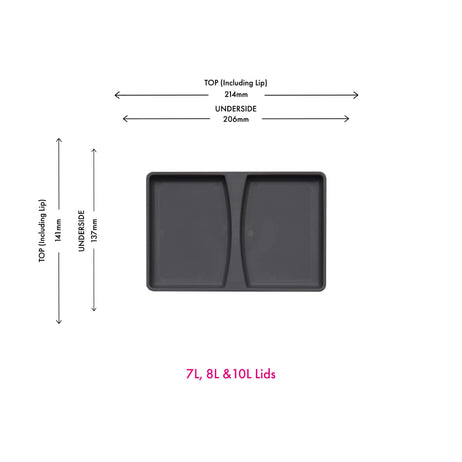 Lid for Bins with Handles | Orion Grey