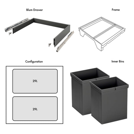 Pullboy Z LGBX | 2 Compartment | 58L | 600mm Door
