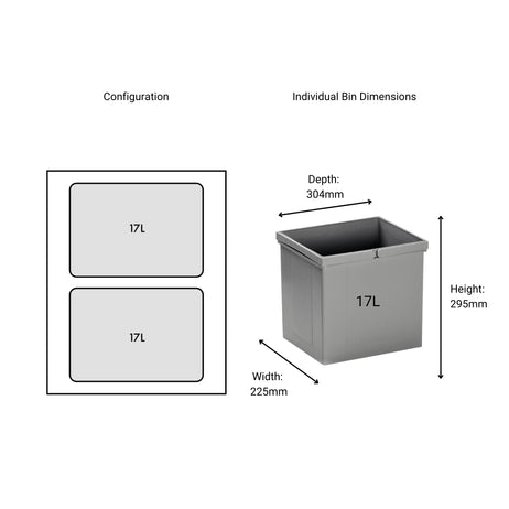 Pullboy Z Easy | 2 Compartment | 34L | 450mm Door