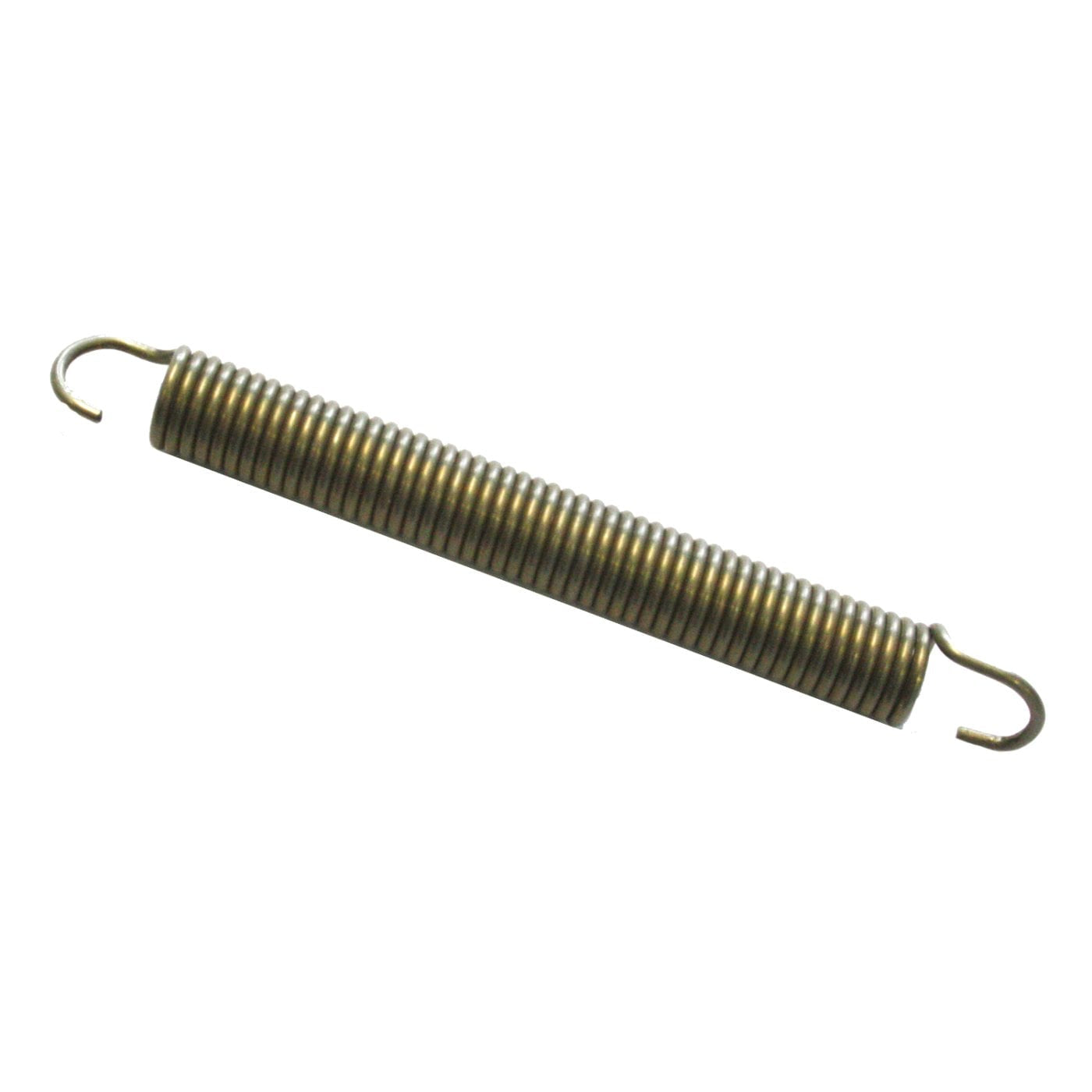 A metal replacement spring for the Wesco Kickmaster 33L with hooks on both ends, isolated on a white background.